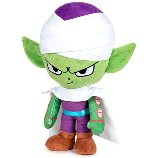 Peluche de Piccolo de Dragon Ball con turbante y capa blanca