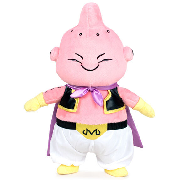 Peluche de Buu de Dragon Ball con capa morada