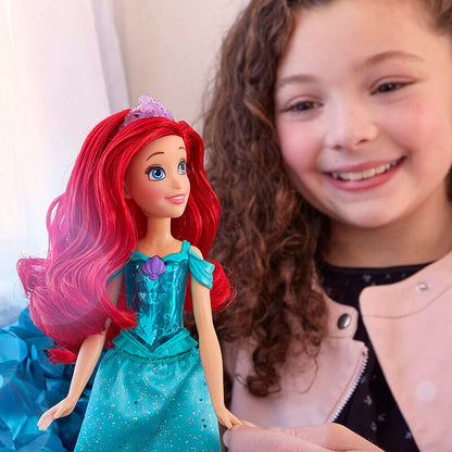 Muñeca Ariel de La Sirenita Disney con vestido turquesa y tiara - 3