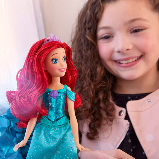 Muñeca Ariel de La Sirenita Disney con vestido turquesa y tiara - 3