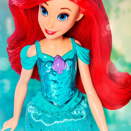 Muñeca Ariel de La Sirenita Disney con vestido turquesa y tiara - 4