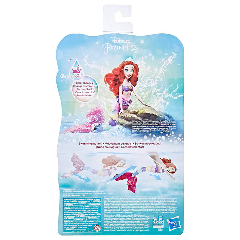 Muñeca Ariel de La Sirenita Disney con vestido turquesa y tiara - 5
