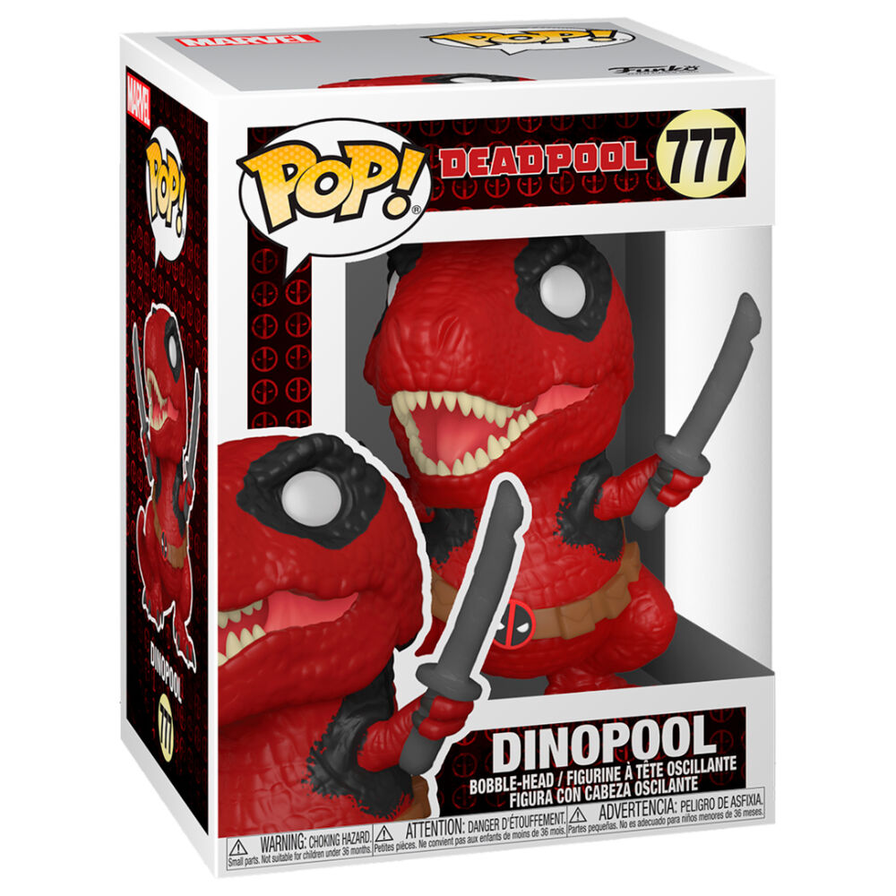 Figura Funko POP! Marvel Deadpool Dinopool con dos espadas - 3