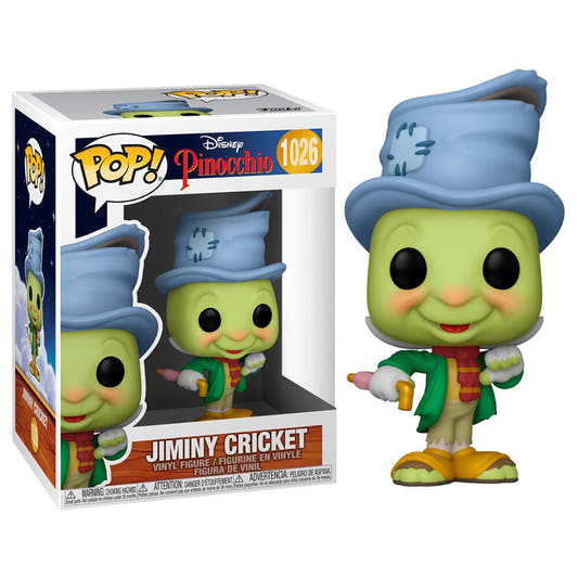 Figura Funko POP! de Jiminy Cricket de Disney Pinocho en caja - 2
