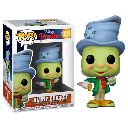 Figura Funko POP! de Jiminy Cricket de Disney Pinocho en caja - 2
