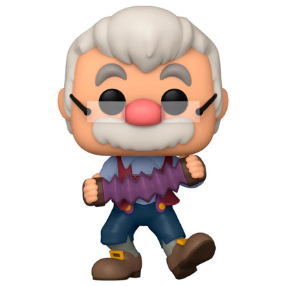 Figura Funko POP! de Geppetto con acordeón morado