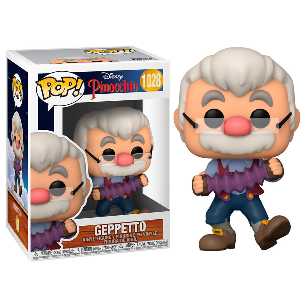 Figura Funko POP! de Geppetto con acordeón morado - 2