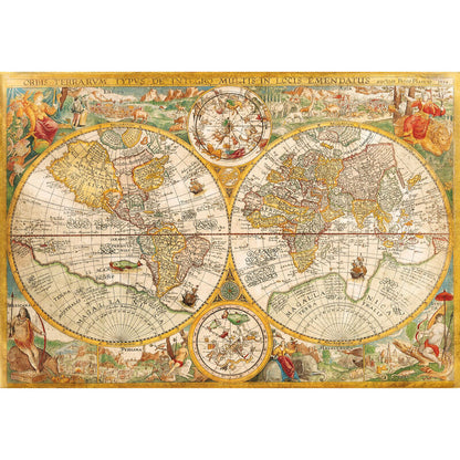 Puzzle Clementoni de 2000 piezas con mapa antiguo - 2
