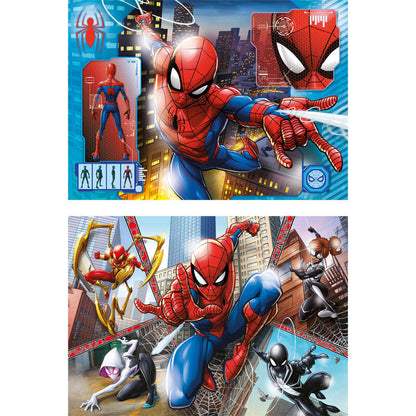 Caja de 2 puzzles Clementoni de Spider-Man Marvel de 60 piezas - 2