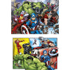 Dos puzzles de Los Vengadores Marvel con Hulk, Capitán América, Iron Man y Thor