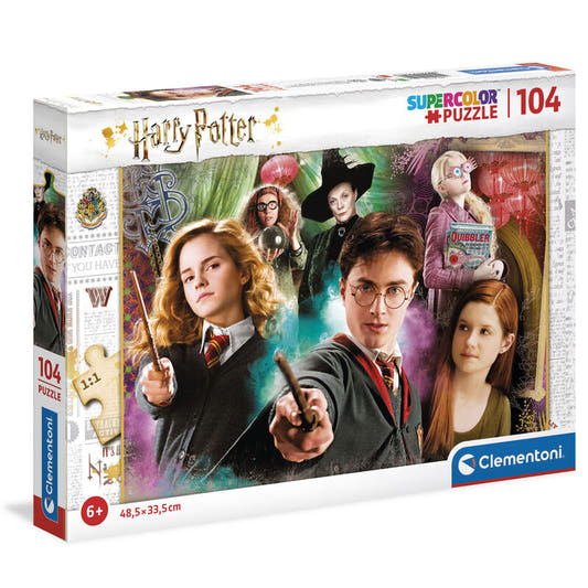 Puzzle Clementoni Harry Potter de 104 piezas con personajes de Hogwarts