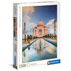 Puzzle Clementoni de 1500 piezas con el Taj Mahal reflejado en el estanque