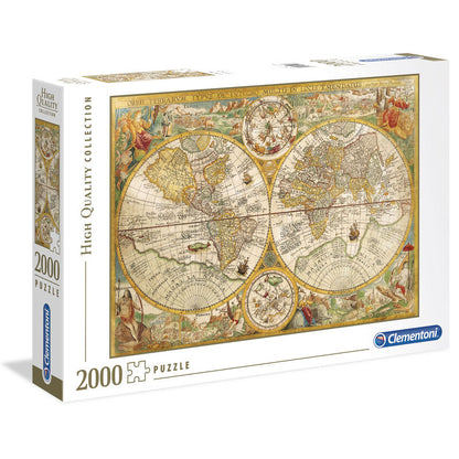 Puzzle Clementoni de 2000 piezas con mapa antiguo