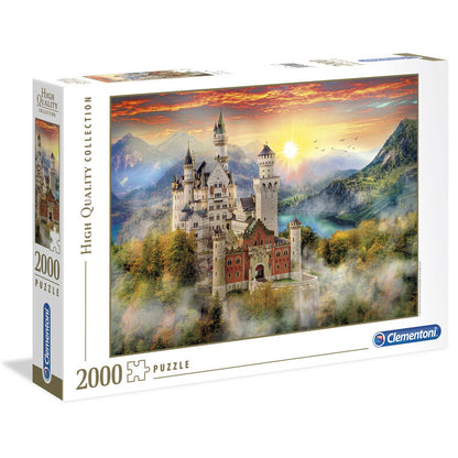 Puzzle Clementoni de 2000 piezas con el castillo de Neuschwanstein