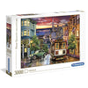 Puzzle Clementoni de San Francisco con tranvía y skyline urbano