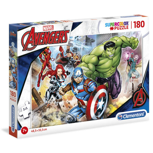Puzzle Clementoni de 180 piezas con los Vengadores de Marvel