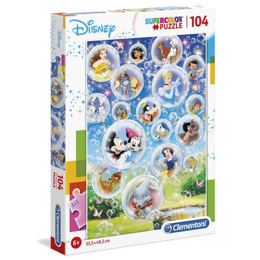 Puzzle Clementoni Disney Classic de 104 piezas con personajes Disney