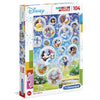 Puzzle Clementoni Disney Classic de 104 piezas con personajes Disney
