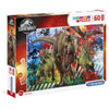 Puzzle Maxi Clementoni Jurassic World de 60 piezas con dinosaurios