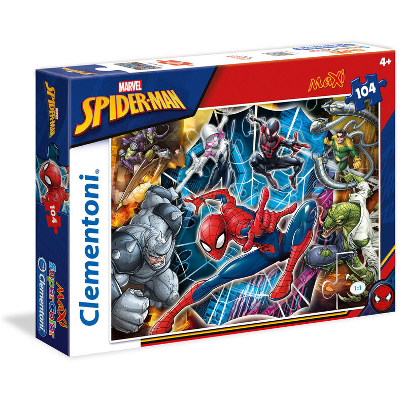 Puzzle Maxi Clementoni de Spider-Man Marvel de 104 piezas