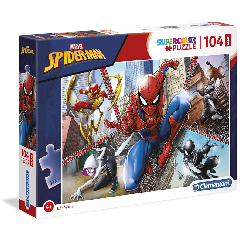 Puzzle Maxi Clementoni de Spider-Man Marvel con 104 piezas