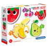 Caja Clementoni My First Puzzle con cuatro puzles de frutas