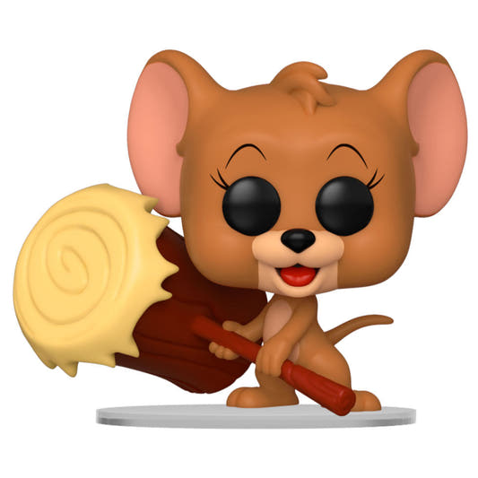 Figura Funko POP! de Jerry de Tom & Jerry con elemento amarillo y mango rojo