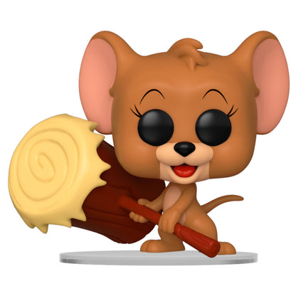 Figura Funko POP! de Jerry de Tom & Jerry con elemento amarillo y mango rojo