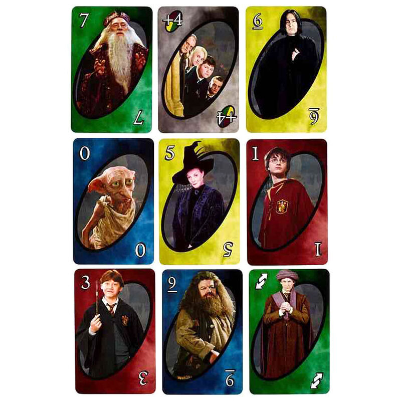 Juego de cartas UNO Harry Potter de Mattel - 3
