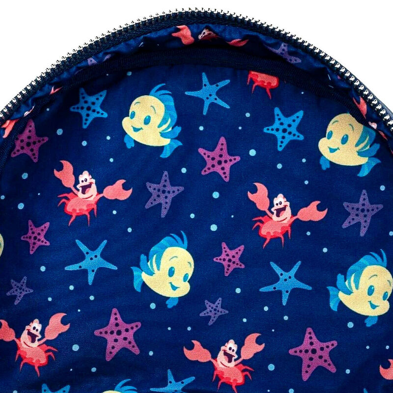 Mochila Loungefly de La Sirenita Disney con Ariel y Eric - 2
