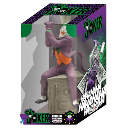 Figura hucha del Joker de DC Comics sentado sobre una caja fuerte - 2