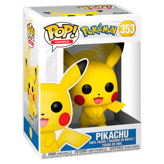 Figura Funko POP! de Pikachu Pokémon amarilla - 2