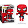Figura Funko POP! Spider-Man Marvel 80th con base transparente y caja con ventana