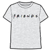 Camiseta gris de Friends para adulto con logotipo frontal