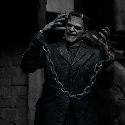 Figura NECA Frankenstein Monster en blanco y negro - 3