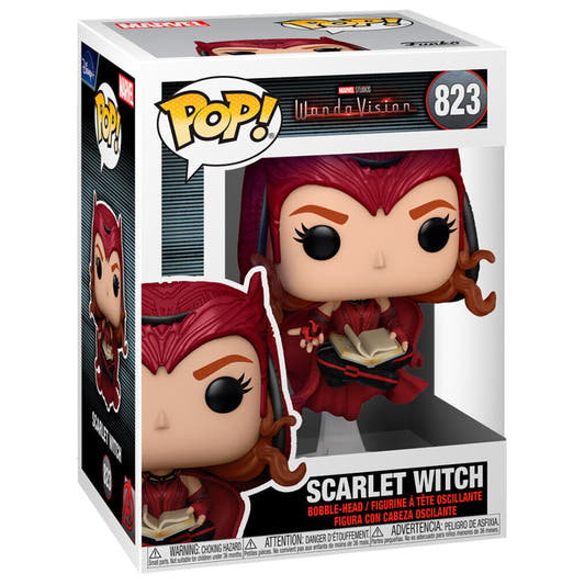 Figura Funko POP! de Scarlet Witch de WandaVision con libro abierto - 2