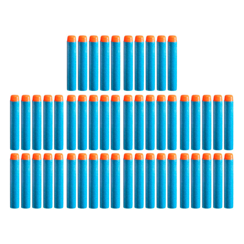 Recarga Nerf Elite 2.0 con 50 dardos azules y naranjas - 2