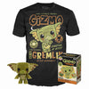 Set Funko POP! de Gizmo con camiseta negra de Gremlins