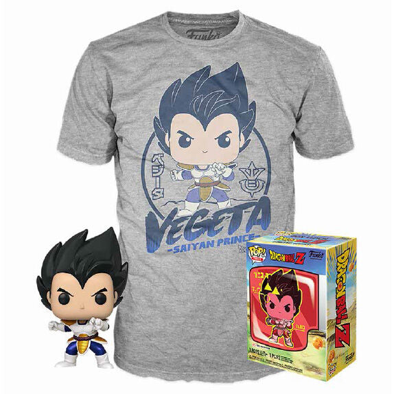 Set Funko POP y camiseta gris de Vegeta de Dragon Ball Z - 2