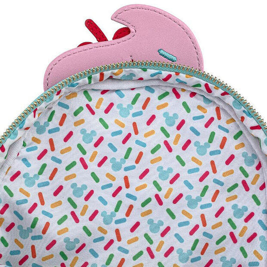 Mochila Loungefly Disney de Mickey y Minnie con diseño de helado - 2
