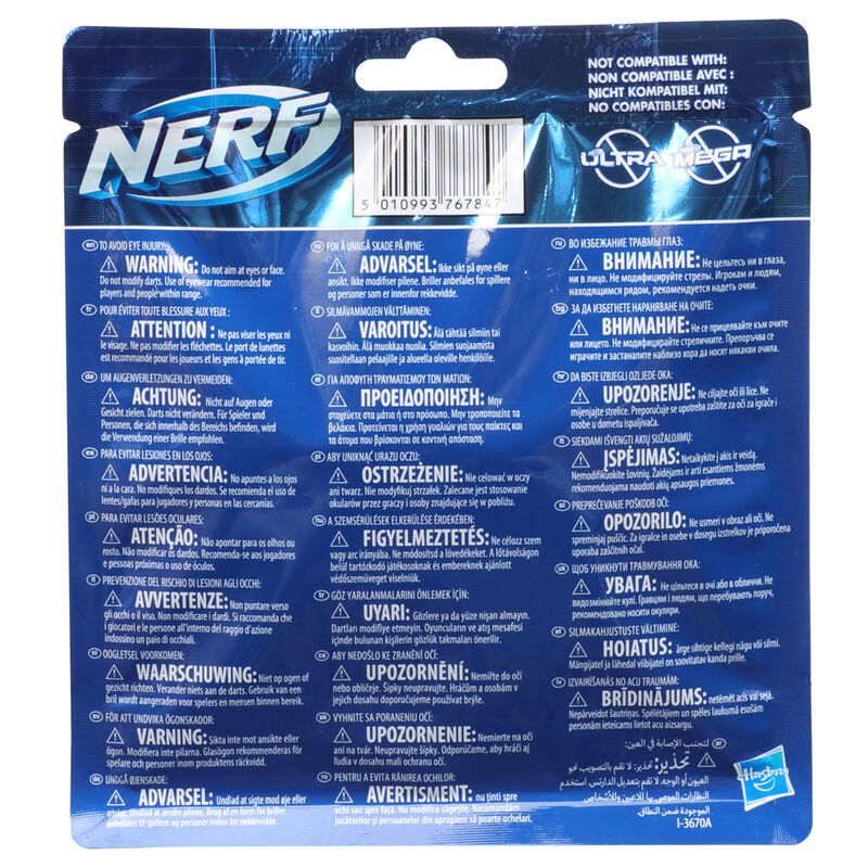 Pack de 20 dardos de espuma Nerf Elite 2.0 - 2