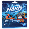 Pack de 20 dardos de espuma Nerf Elite 2.0