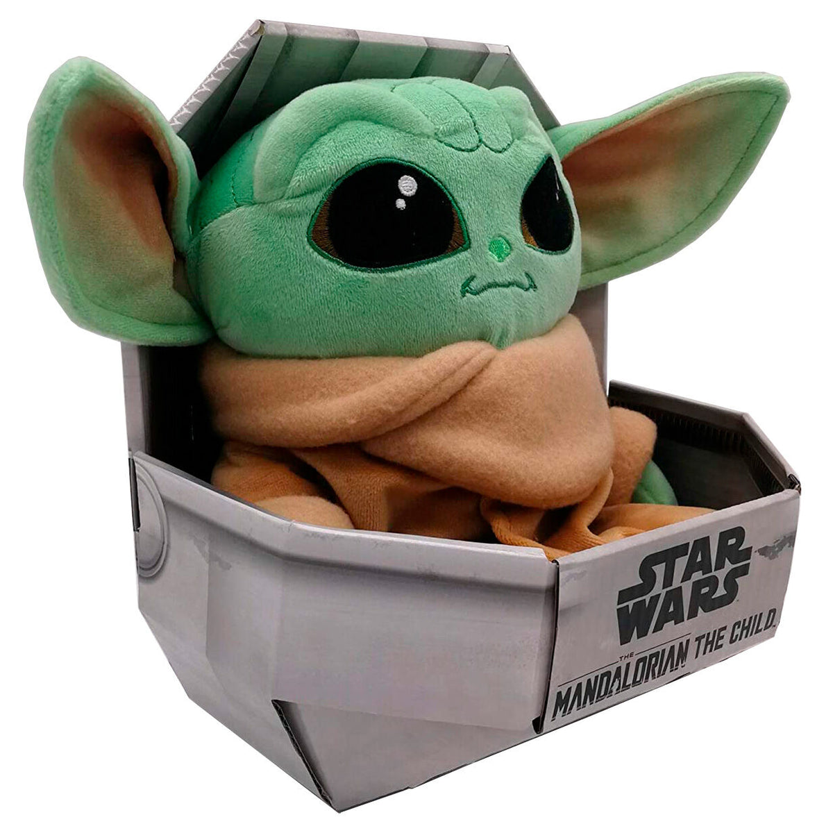 Peluche The Child Baby Yoda de The Mandalorian en caja réplica de su cuna - 3
