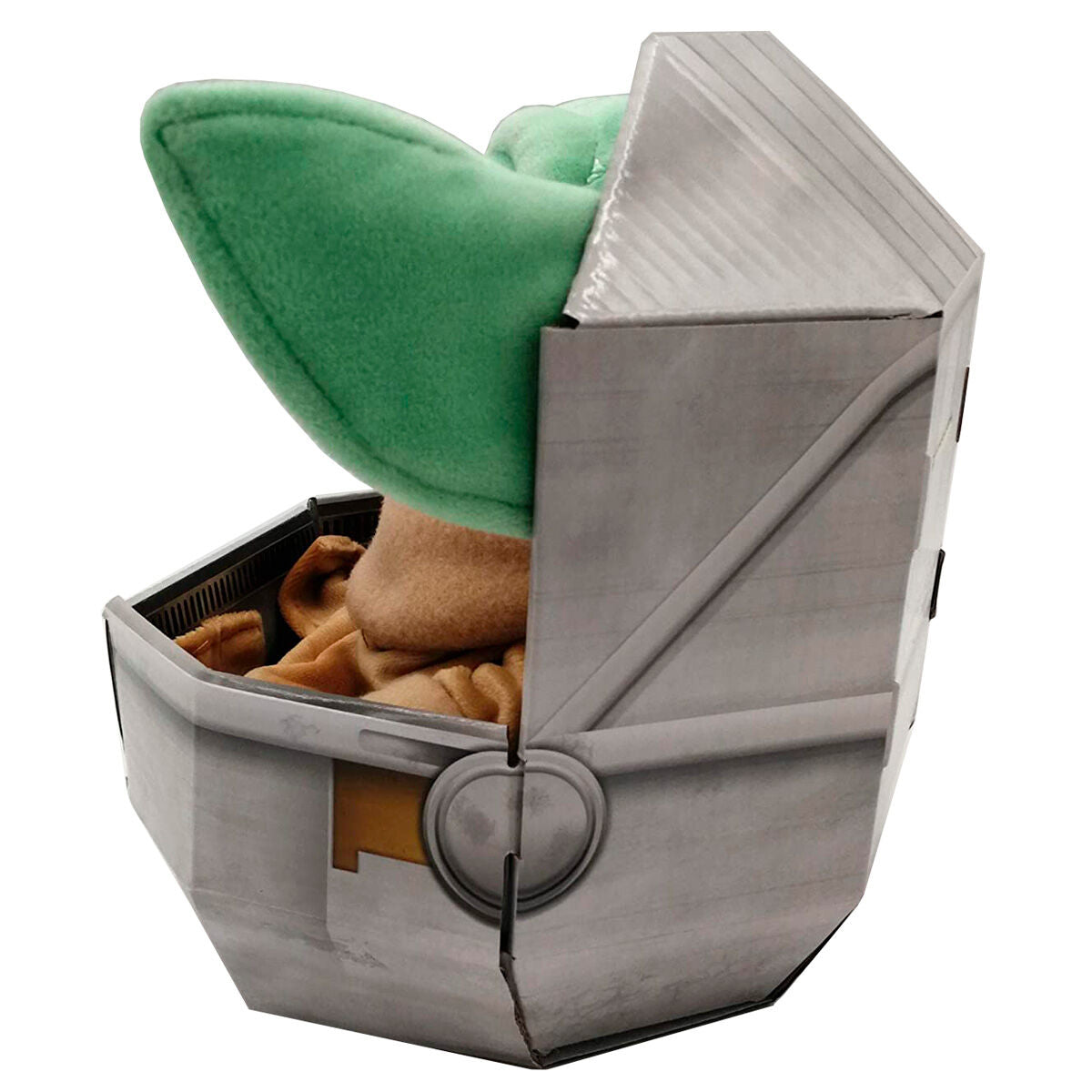 Peluche The Child Baby Yoda de The Mandalorian en caja réplica de su cuna - 5