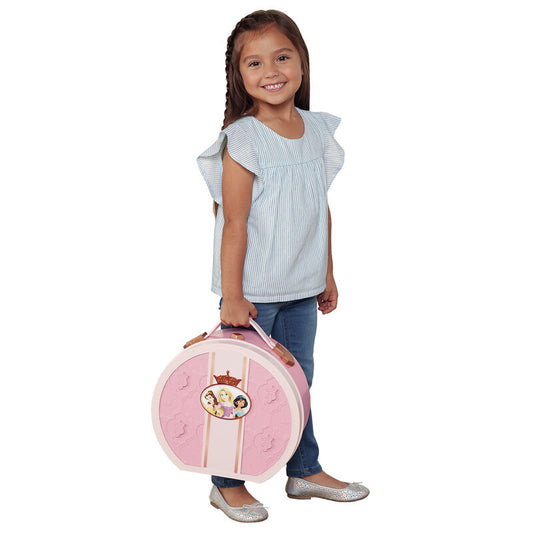 Set de tocador rosa Princesas Disney con espejo y accesorios de peluquería - 3