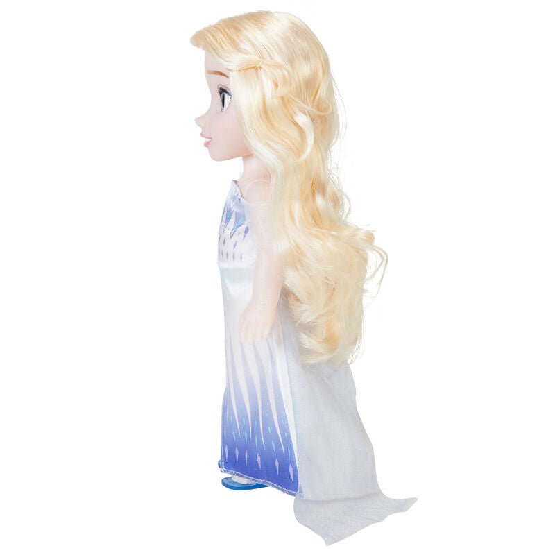 Muñeca Elsa de Frozen 2 con vestido blanco, azul y lila - 6
