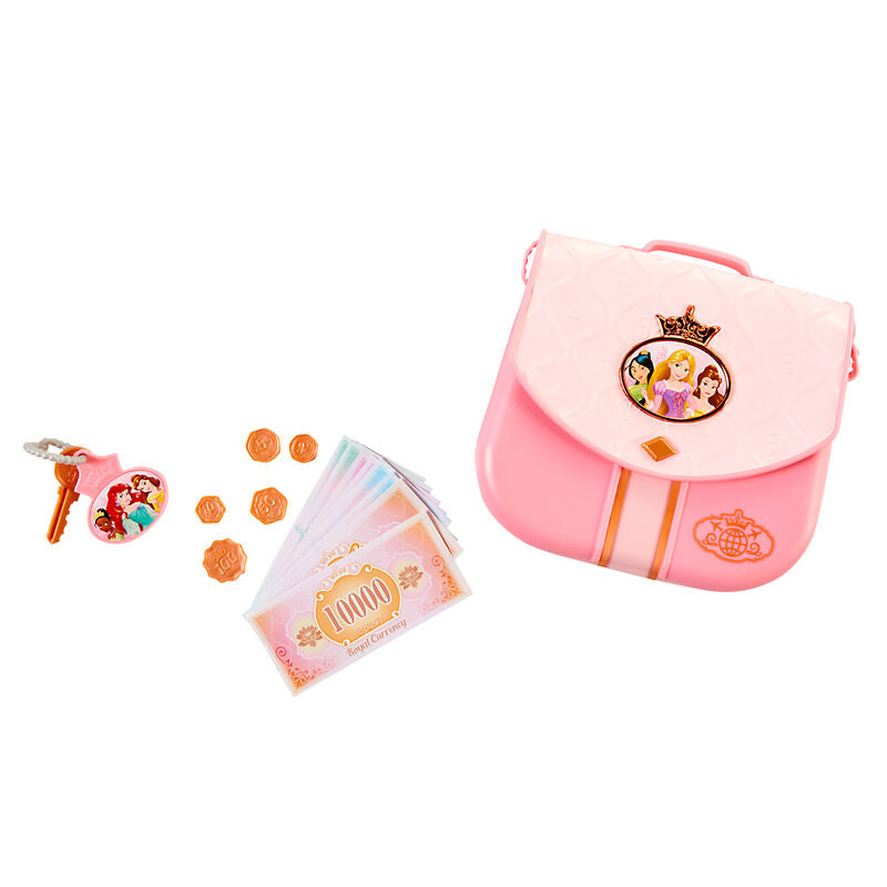 Bolso de viaje rosa Disney Princesas con llaves y dinero de juguete - 5