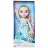 Muñeca Elsa de Disney Frozen de 38 cm con vestido azul y trenza rubia