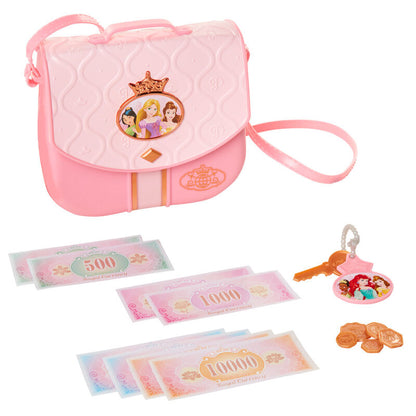 Bolso de viaje rosa Disney Princesas con llaves y dinero de juguete - 6