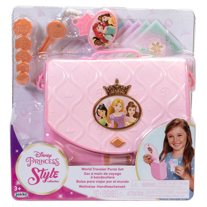 Bolso de viaje rosa Disney Princesas con llaves y dinero de juguete - 7